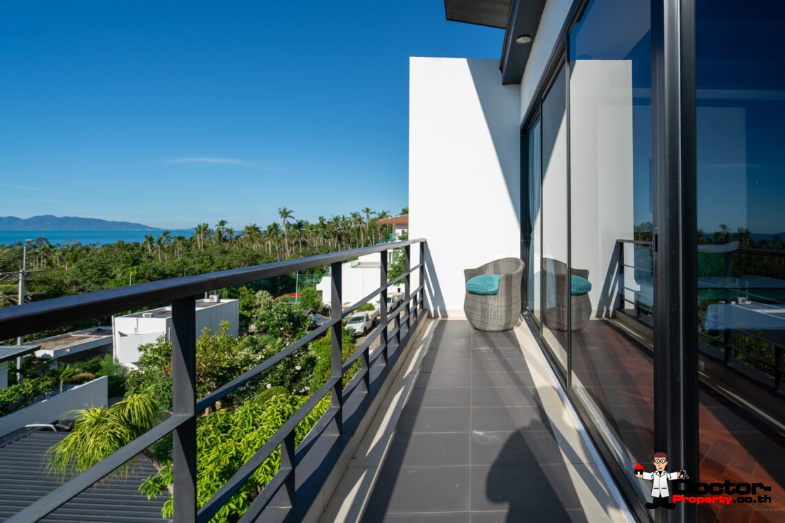 5 Bedroom Seaview Pool Villa in Bang Por, Koh Samui – For Sale